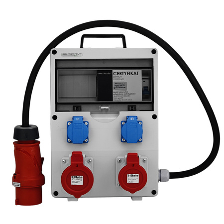 Stromverteiler ECO-S SKH 1x16A 1x32A 2x230V mit Kabel 5x4mm2 Doktorvolt DV-0083-D