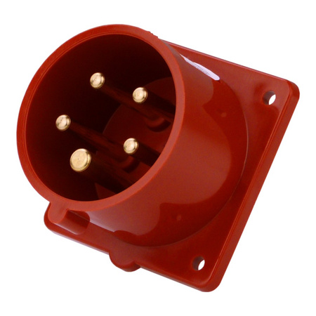 Mennekes Anbaustecker 16A 5p 6h 400V IP44 Einbausteckdose gerade Typ Anbausteckdose 1408