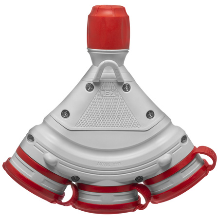 Dreifach-Steckdose Schuko IP44 3×2P+E 16A Grau-Rot 250V GN-X3/44S EXTREM W-01163