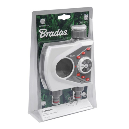 Bewässerungsautomat 2 Anschlüssen Bewässerungscomputer WHITE LINE WL-3134