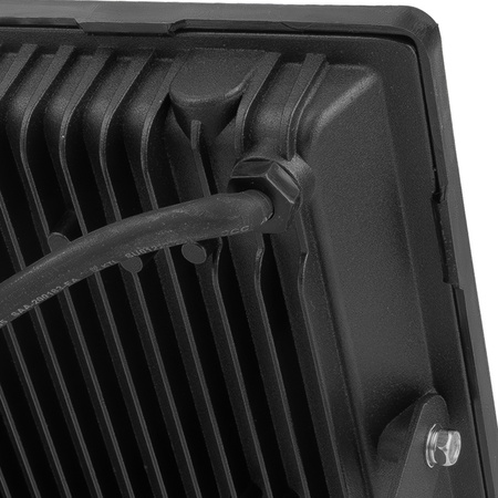 LED Außenstrahler mit Bewegungsmelder 100W GTV Flutlicht schwarz IP65 Außenwandstrahler 8000lm GT-GCX100W-40