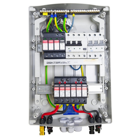 Solar Anschlusskasten Photovoltaik AC DC C16A 25A 300mA 2S T1 T2 Doktorvolt DV-2193-FOT