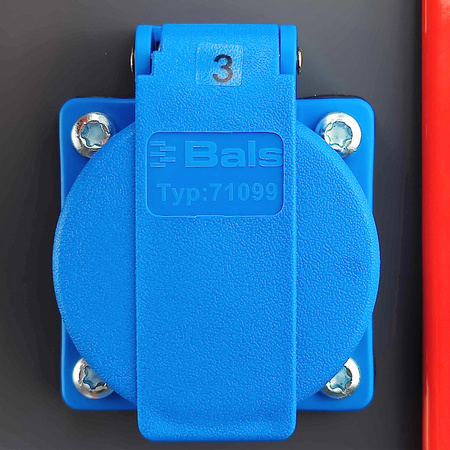 Baustromverteiler auf Ständer OS-S/FI SET tragbar mit Steckdosen 2x32A 1x16A CEE MENNEKES 8x230V Schuko Stromverteiler für Baustellen Stromkasten mit Schutz Doktorvolt DV-8379-D