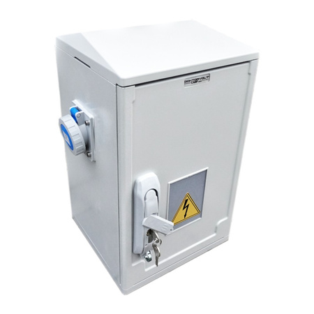 Stromverteiler RCBO FI/LS-Schalter 2x 230V CEE-Steckdose IP44 DV-0164