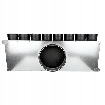 Lüftungsverteiler Verteilerkasten 8x75 Ø200 Wohnraumlüftung Luftverteiler E-KRR-8X75/200-OC (0+8+0)