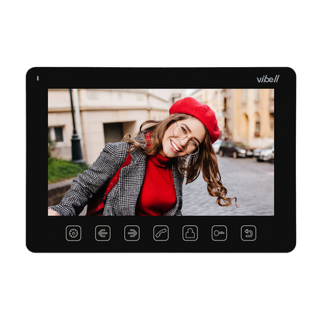 Video Türgegensprechanlage NOVEO ohne Hörer 7" LCD schwarz OR-VID-EX-1057/B