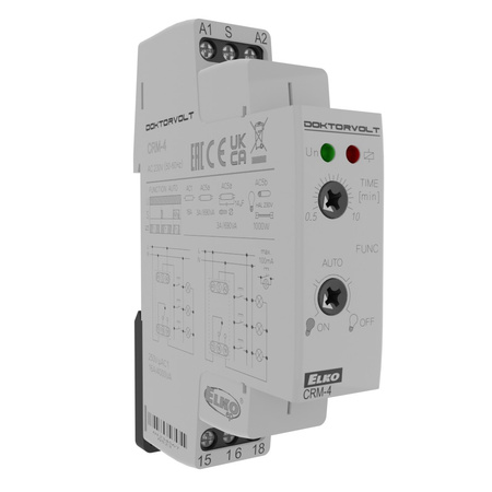 Treppenlichtzeitschalter Treppenlichtautomat CRM - 4 ELKO CRM-4/230V