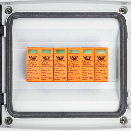 Solar Anschlusskasten PV DC 1000V 2x T2 2-String PG Doktorvolt DV-2452-FOT