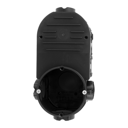 F-tronic Unterputzdose Elektronikdose 10 Stück Schalterdose mit Membran für IT Gerätedose luftdicht schwarz VDE 732 E550