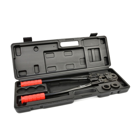 Presszange TH-Kontur Rohrpresszange mit Backeneinsätzen TH 16-20-26 für PEX-Verbundrohre G00903