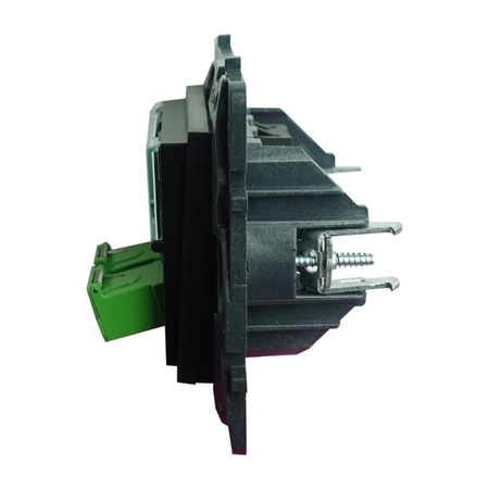 Glasfasersteckdose 2xSC/APC schwarz Niloe Step 863571