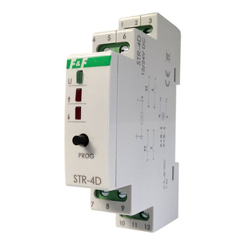 Rolladensteuerung Rolladenmotor Relais Rolladenantriebe Treiber 12/24V DC F&F STR-4D