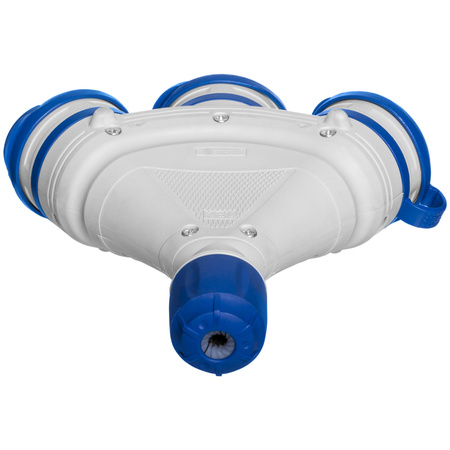 Dreifach-Steckdose Schuko IP44 3×2P+E 16A Grau-Blau 250V GN-X3/44S EXTREM W-01165