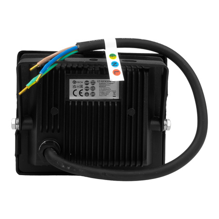 LED Außenstrahler 20W GTV Flutlicht schwarz IP65 Außenwandstrahler 1600lm GT-GCX20W-40