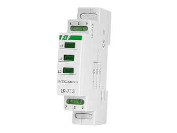 Leuchtmelder 3 Phasen Kontrollleuchte Phasenprüfer grün Signalleuchte F&F LK-713G