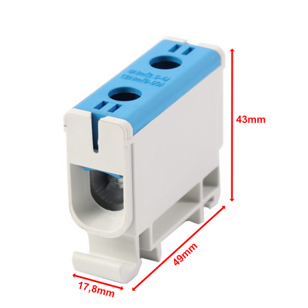 Hauptleitungsklemme Anschlussklemme ETB 50/1 Al/Cu Universalklemme elektroinstallation 2 Löcher  Elektro Becov