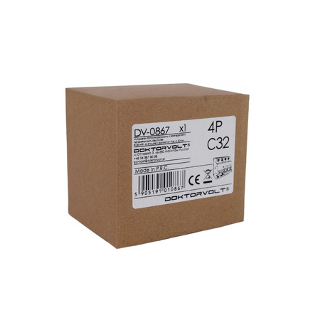 Doktorvolt Fehlerstrom-Schutzschalter Typ A 300mA 40A 4P RCD DV-0867
