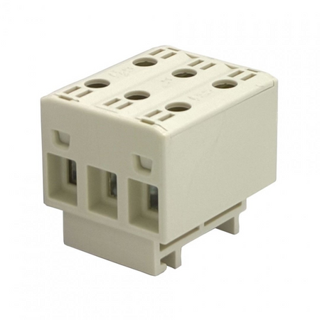 Hauptleitungsklemme Anschlussklemme ETB 16/1x3 (L1,L2,L3) Al/Cu Universalklemme elektroinstallation 6 Löcher Elektro Becov UK3316.21