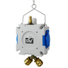 Energiewürfel Stromverteiler mDV 2x230V/16A für Druckluft ∅8mm Doktorvolt DV-2749-D