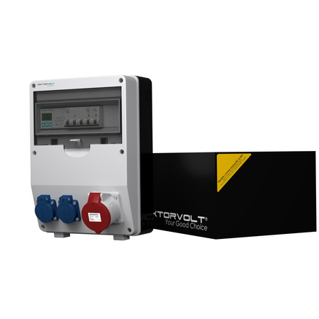 Stromverteiler pTD-S 32A 2x230V 3P Zähler mit SIEMENS und MENNEKES Doktorvolt DV-4791-D