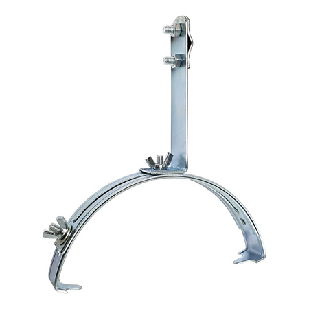 Universalfederhalterung G5 galvanisch verzinkter Stahl Erdung Blitzschutz Dachleitungshalter 59.1/S OC