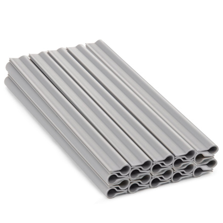 Zaunband 19cmx36m grau Zaun- Palisadenband Sichtschutz Lärmschutz BRADAS TOB2001936LGY