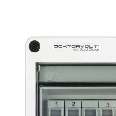 Baustromverteiler 16A 32A 4x230V Stromverteiler mit Mennekes-Steckdosen FI-Schalter LS-Schalter Doktorvolt TD-S/FI DV-6442-D