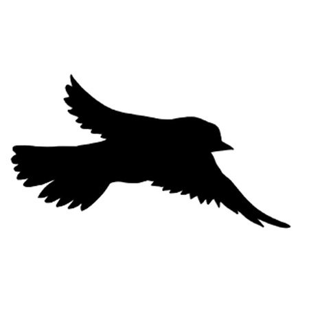 Vogelabwehr Bradas Vogelschutz Fensteraufkleber 9x10 Blätter 90 Stück CTRL-BR001