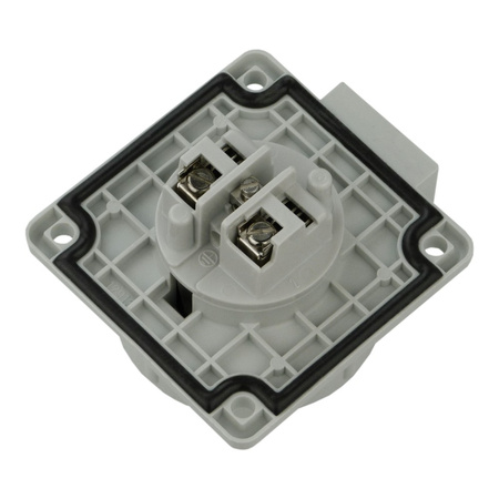 Mennekes 230V 16A IP68 Schuko Anbausteckdose mit Klappdeckel Steckdose Mennekes 17006