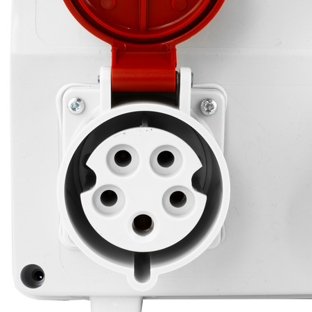 Baustromverteiler 32A 16A 2x230V Schuko System Stromverteiler Mennekes-Steckdosen Walter-Kraft KW-0003-D