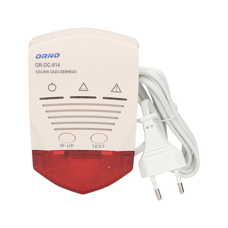 Erdgasdetektor Erdgassensor Netzwerk 230V mit Relaisausgang AC OR-DC-614