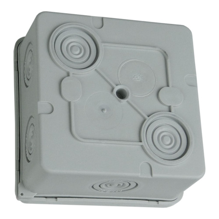 Abzweigkasten 80x80x40 6+2 IP65 Aufputz Abzweigdose Verbindungsdose M-L 003.CS