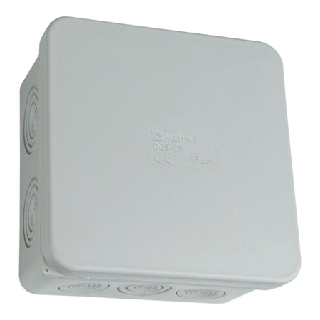 Abzweigkasten 94x94x40 10+2 IP65 Aufputz Abzweigdose Verbindungsdose M-L 005.CS