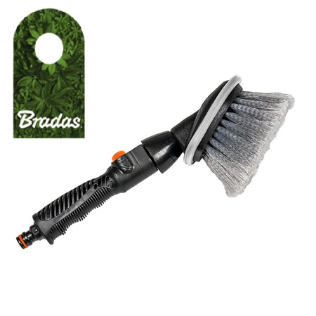Waschbürste mit Wasserdurchlauf & Wasserflussschalter BRADAS ES2531