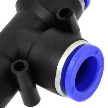 Schlauchverbinder PU/PE Druckluftverbinder Typ T 6 8 10 12 mm G03043