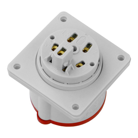 CEE Mennekes 16A 5p 400V IP44 Einbausteckdose gerade Typ Anbausteckdose 1385