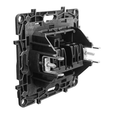 Doppelte Lautsprechersteckdose schwarz Niloe Step 863586