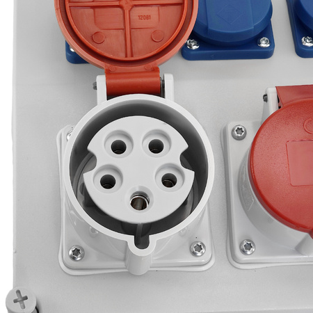 Stromverteiler eXT 32A 2x16A 4x230V Baustromverteiler Doktorvolt DV-2285-D