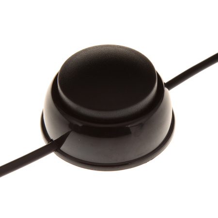 Anschlusskabel mit Fußschalter PWN-2 3m 2x0,75 mm² mit Flachstecker 250V 16A Schwarz W-10150