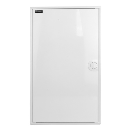 Sicherungskasten Aufputz Verteilerkasten 3-reihig 36 Module 14xMCB 2xRCCB VDE verdrahtet Verteilerschrank mit Sicherungen 515x305x96,5mm Hager Hohlwand Verteiler Abzweigklemmen Doktorvolt  DV-6333-NT