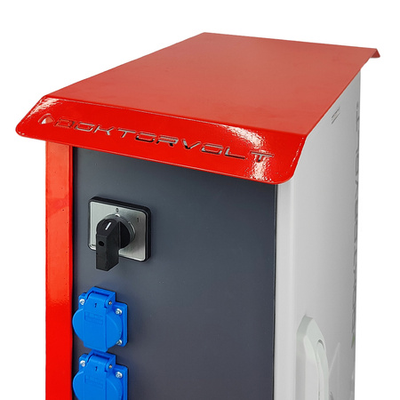 Baustromverteiler mit Ständer OS-S/FI SET 2x32A 1x16A 8x230V Doktorvolt DV-7228-F