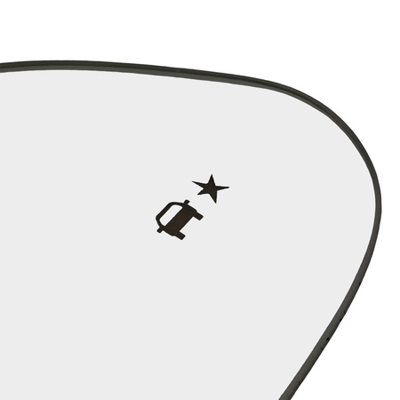 Außenspiegel Spiegelglas Rechts für OPEL INSIGNIA A 2008-2016 Beifahrerseite mit Totwinkelassistent 314864111799