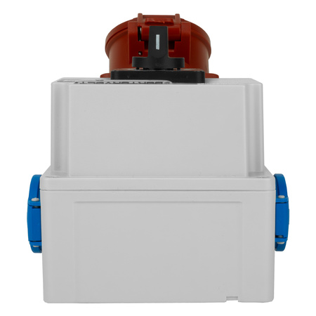 Wandverteiler 16A 2x230V mit Nockenschalter IP44 Stromverteiler Komplett Verdrahtet Doktorvolt DV-5220-D