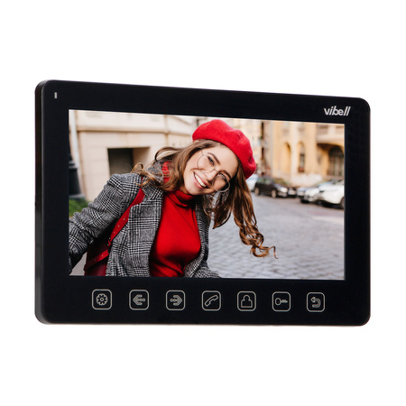 Video Türgegensprechanlage NOVEO ohne Hörer 7" LCD schwarz OR-VID-EX-1057/B