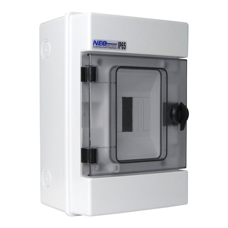 Feuchtraumverteiler Kleinverteiler Verteilerkasten 1000V RH4 AP 4Module Aufputz Sicherungskasten IP65 VDE E-P 36.04