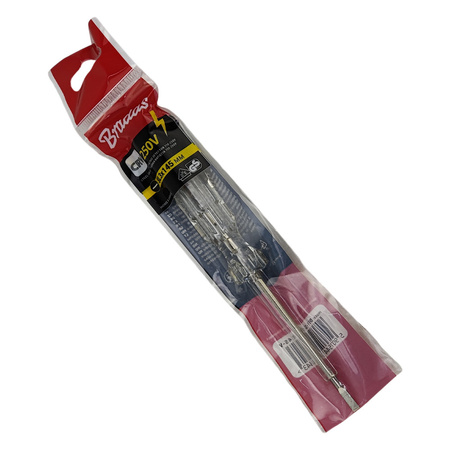 Flacher Spannungsprüfer SL3/145mm 250V Spannungstester von BRADAS Schraubendreher DIY-SL123145-V