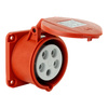 CEE Einbausteckdose gerade 400V 16A 5P 70x70 mm IP44 3105-321-1670