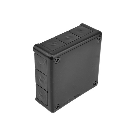 Abzweigkasten Aufputz Dose IP55 ViPlast 6/12 Eingängen 05 Schwarz 041-05