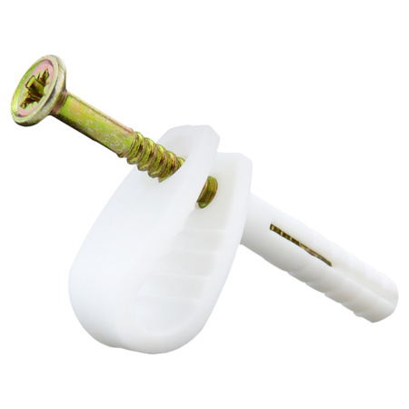 50 Stk UPp Kabelhalter mit Schnellmontagestift Halter Stift Kabelschelle E-P 12.42