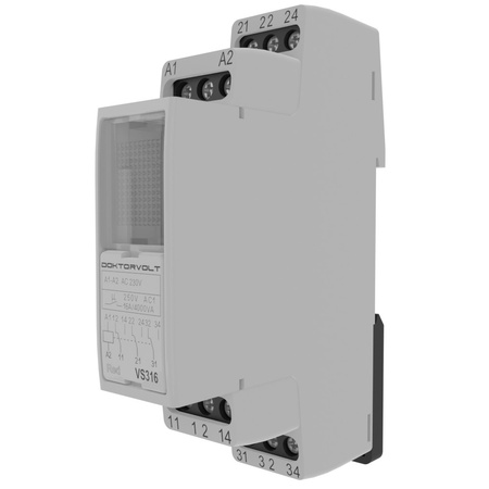 Installationsrelais Hilfsrelais AC 230 V ELKO VS316/230V RED